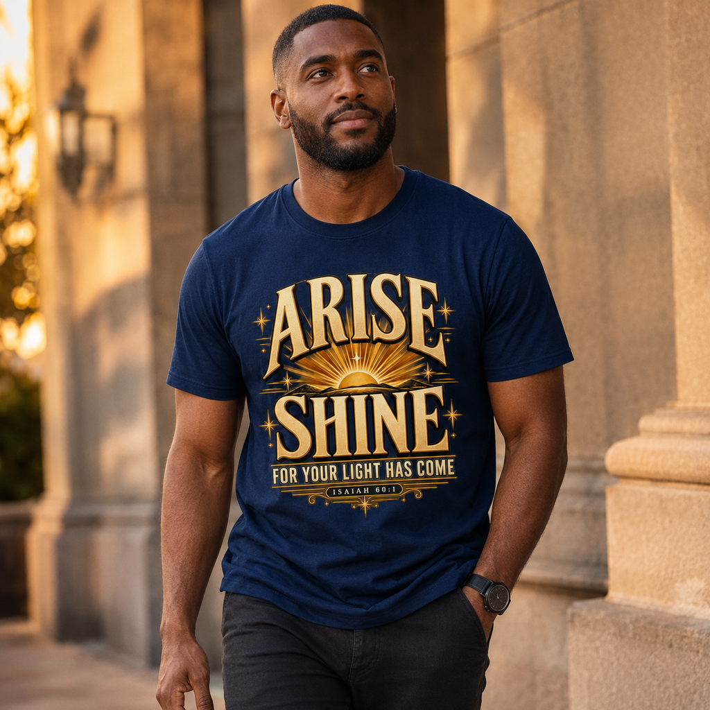 Arise, Shine Christian T-Shirt | Isaiah 60:1
