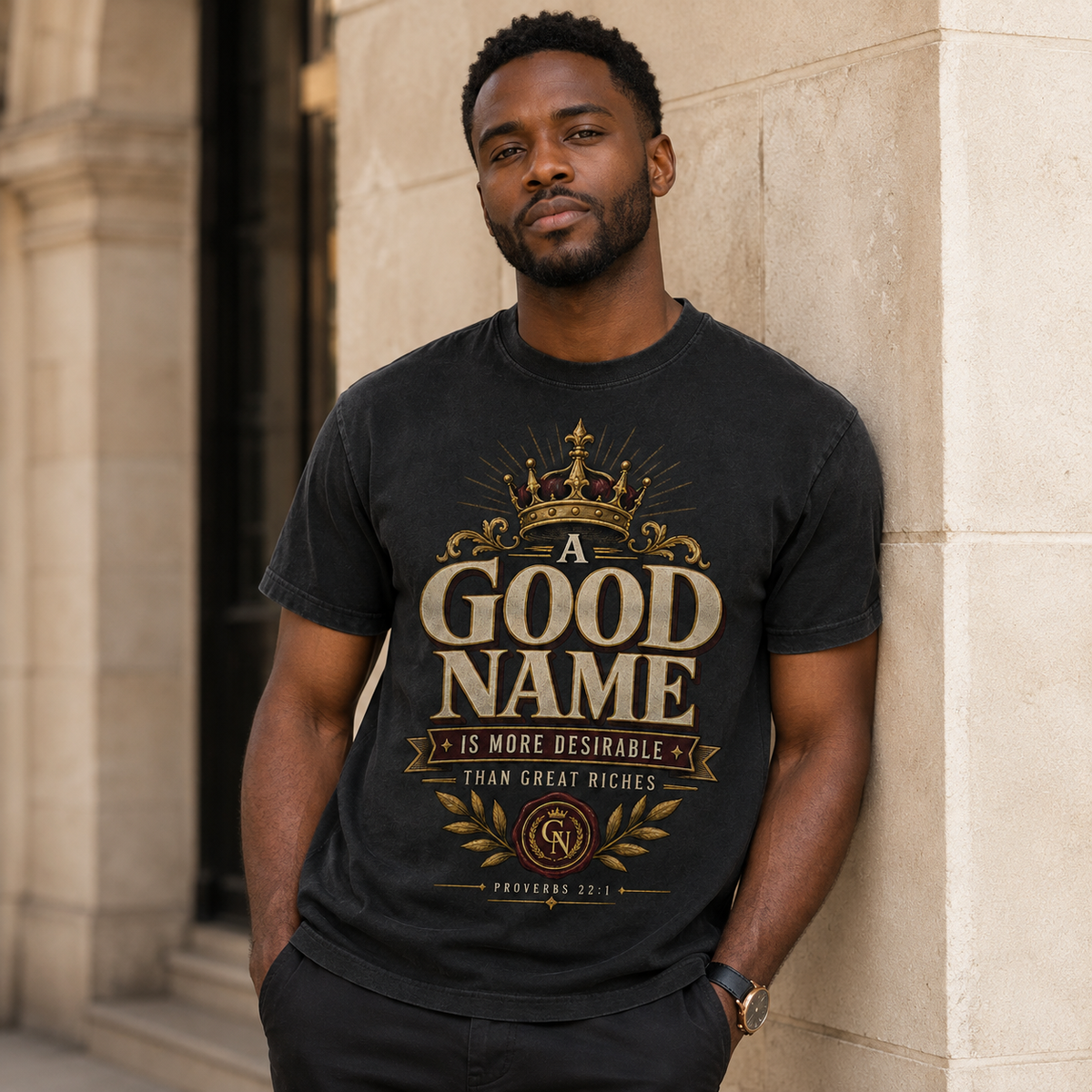 The Good Name Signature Tee | Proverbs 22:1