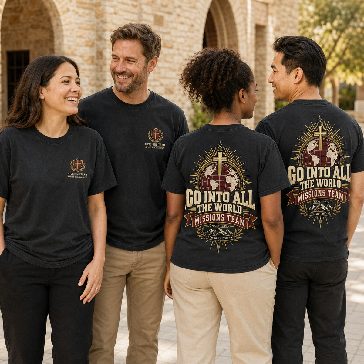 Go Into All the World Missions Team Tee